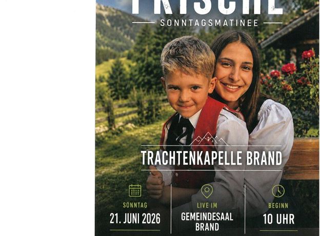 Sonntagsmatinee der Trachtenkapelle
