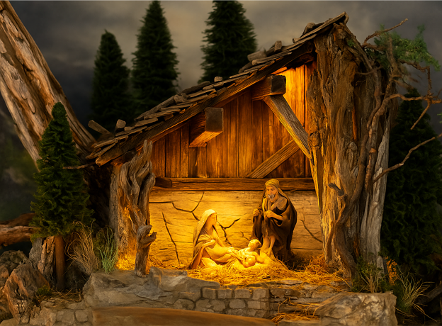 Crib exhibition in Bürs