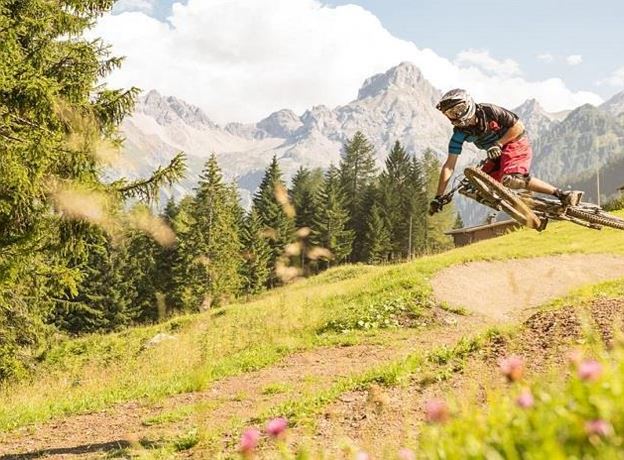 Bikepark Guiding in Bikepark Brandnertal with Andi